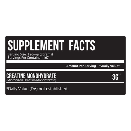 Lls Creatine Monohydrate 100% Micronized  - 167 Servings
