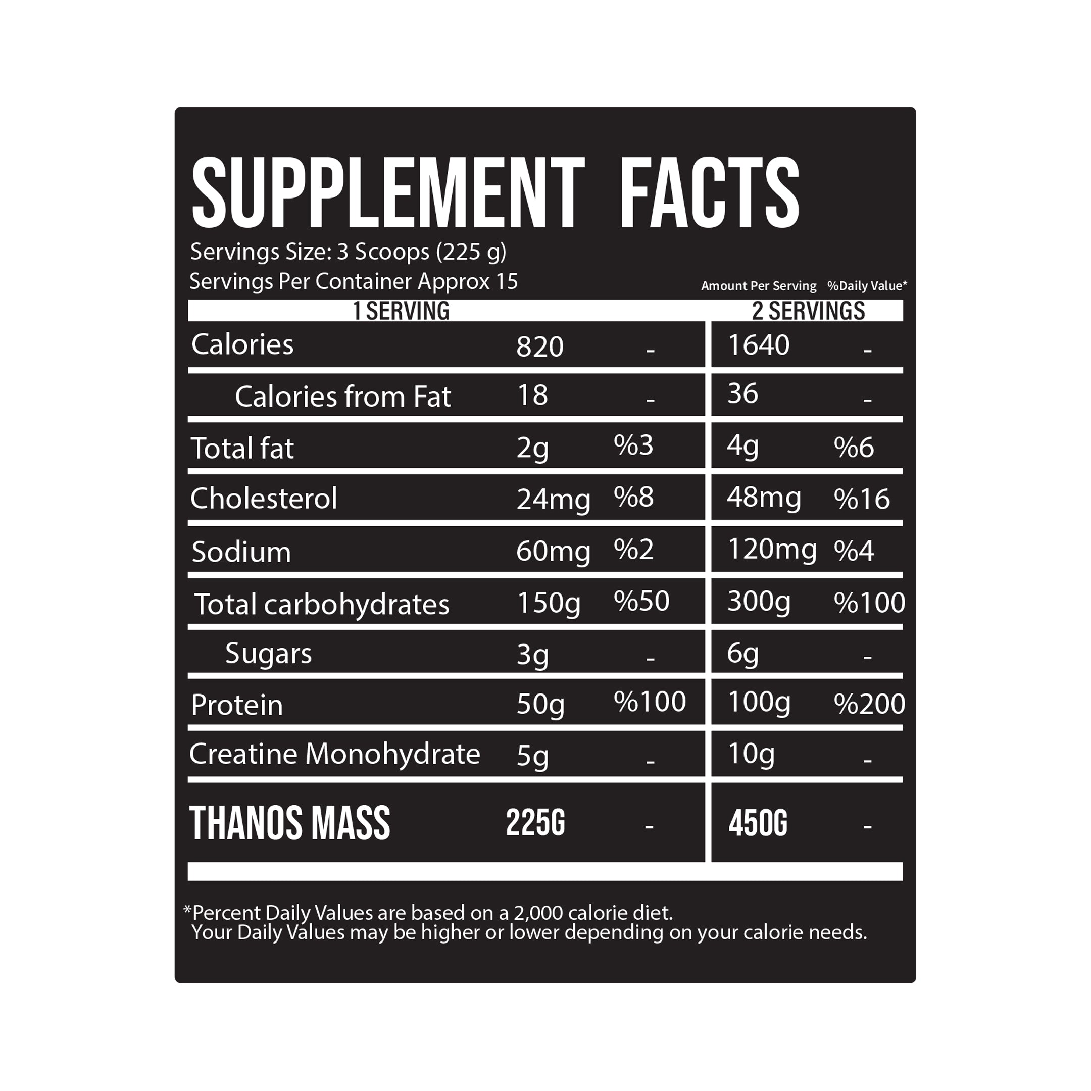 Lls Thanos Gain | Powerful Mass Gainer & High Calorie Formula – 6.8KG