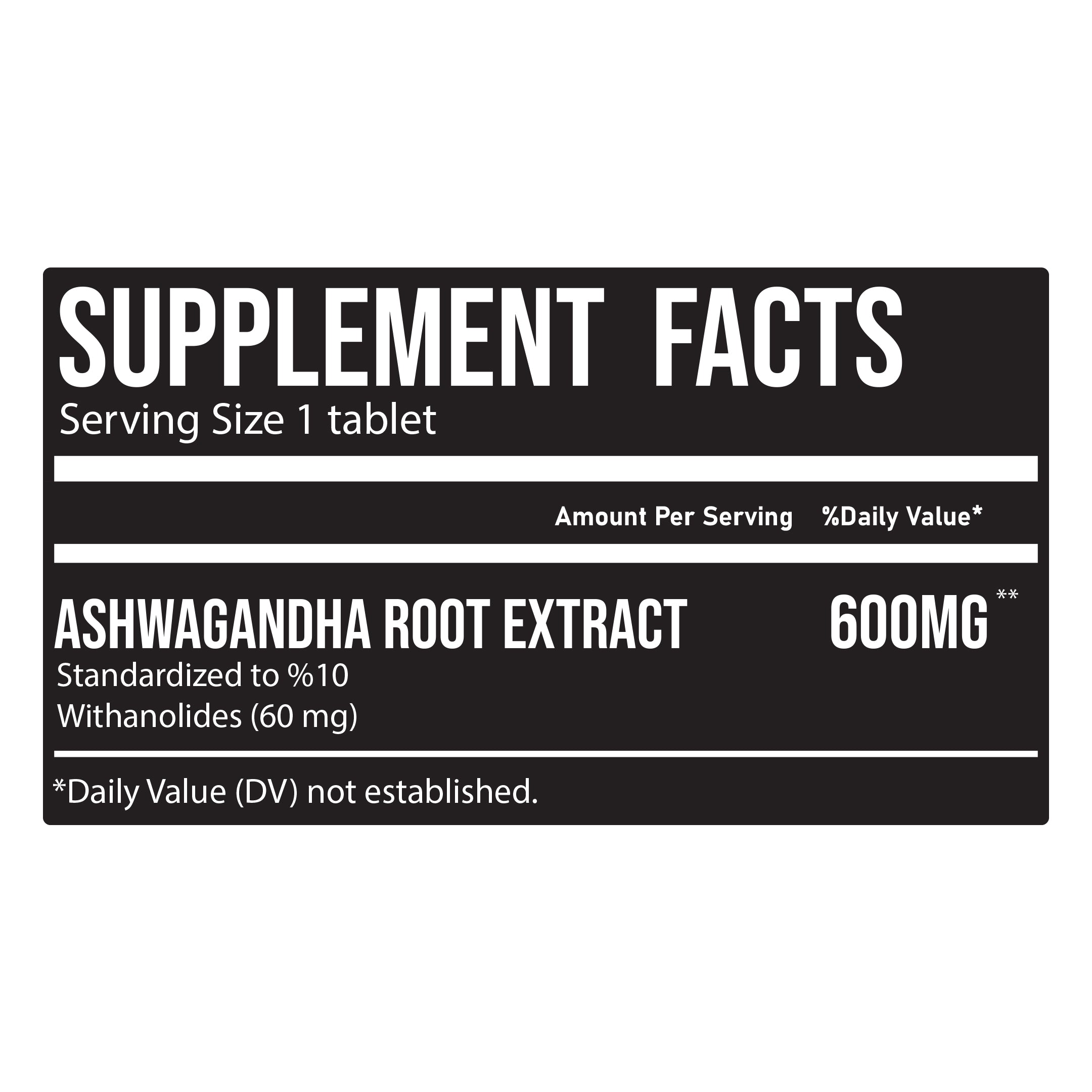 Lls Ashwaganda 600 mg – 60 Serving Stress & Energy Support