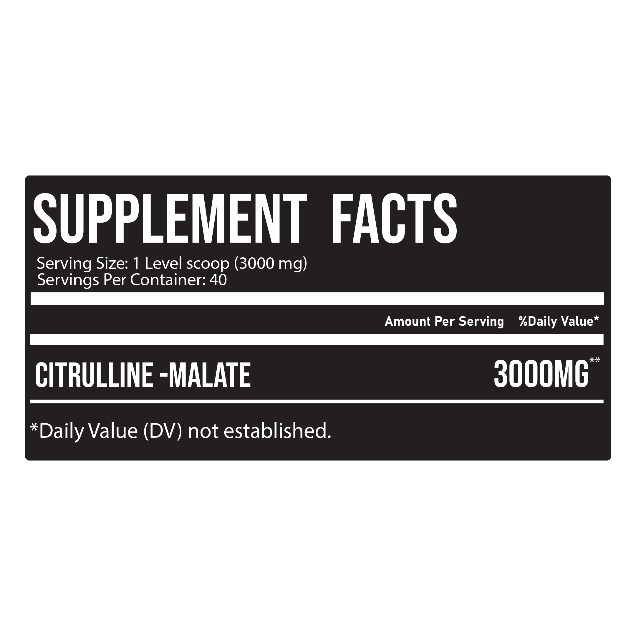 Lls Citrulline Malate – 40 Servings