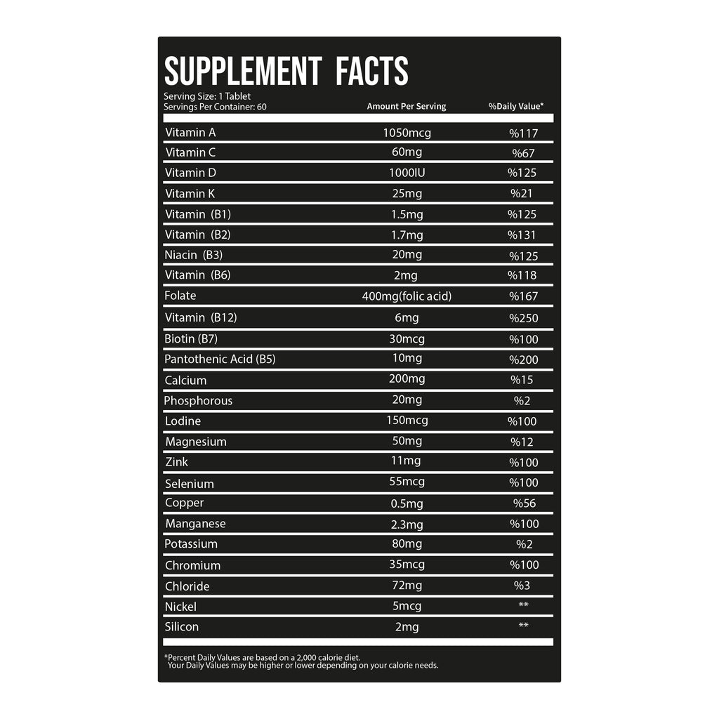 Lls Multi Vitamin – 60 Tablets